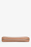 Brunello Cucinelli Beige Pebbled Leather Wallet Wristlet