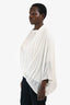 Helmut Lang White Criss Cross Top Size L