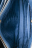Prada Blue Saffiano Leather 'Galleria Double Zip' Top Handle with Strap