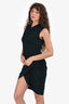 Alexander Wang Black Slinky Sleeveless Mini Dress Size 2