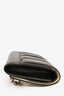Alexander McQueen Black/Leather 'Slash' Clutch Bag with Chain