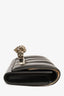 Alexander McQueen Black/Leather 'Slash' Clutch Bag with Chain
