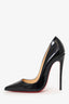 Christian Louboutin Black Patent So Kate Pumps Size 35