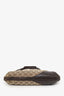 Gucci brown 'GG' Web Horsebit Hobo Bag