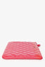 Pre-Loved Chanel™ 2014 Pink Patent Leather Zip Valentines Day O Case