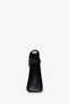 Saint Laurent 2020 Black Croc Embossed Leather Medium Manhattan Shoulder Bag