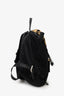 Prada Black/Leopard Print Nylon/Pony Skin Backpack