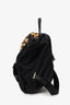Prada Black/Leopard Print Nylon/Pony Skin Backpack
