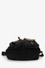 Prada Black/Leopard Print Nylon/Pony Skin Backpack
