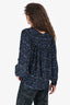 Rails Black/Blue Printed 'Fable' Blouse Size S