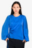 Samsoe & Samsoe Blue Silk 'Elvira Blouse Size S