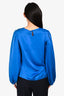 Samsoe & Samsoe Blue Silk 'Elvira Blouse Size S