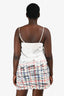 L'Agence White Satin Lace Trim 'Dayna' Camisole Top Size M
