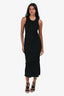Rails Black Ribbed Maxi 'Syd' Dress Size S