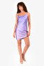 Samsoe & Samsoe Light Purple Satin 'Federicka' Dress Size XS