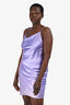 Samsoe Samsoe Light Purple Satin 'Federicka' Dress Size M