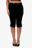 Christian Dior Black Velvet Capris Size 6 US