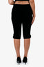 Christian Dior Black Velvet Capris Size 6 US