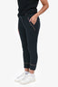 Brunello Cucinelli Dark Grey Bead Lined Joggers Size M