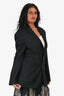 Burberry London Black Linen Light Weight Blazer Size 48 Mens