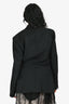 Burberry London Black Linen Light Weight Blazer Size 48 Mens