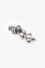 Chrome Hearts Sterling Silver Single Cross Ear Pendant