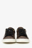Louis Vuitton Brown/Black Monogram Patent Frontrow Sneaker Size 36.5