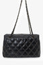 Pre-Loved Chanel™ 2000-02 Black Quilted Leather Wild Stitch Shoulder Bag