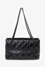 Pre-Loved Chanel™ 2000-02 Black Quilted Leather Wild Stitch Shoulder Bag
