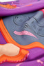 Hermès Purple/Blue/Beige Silk Printed 'Springs' Scarf 90