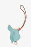 Hermès Orange/Teal Leather Paddock Selle Horse Saddle Charm