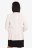 Alexander McQueen White Single Breasted Blazer Size 44