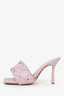 Bottega Veneta Pink Padded Intrecciato Heeled Sandal Size 40