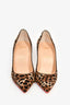 Christian Louboutin Leopard Ponyhair Pointed Heels Size 40