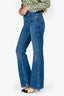 Maje Medium Wash Denim High Waist Flared Jeans Size 36
