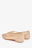 Christian Louboutin Nude Strass Pointed Flats Size 34