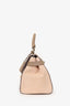 Mulberry Taupe/Brown Polished Calfskin Suede Primrose Top Handle Bag With Strap