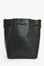 Mansur Gavriel Mini Black Faux Leather Bucket Bag