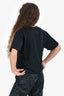 Moschino Couture Black Logo Print T-Shirt Est. Size S-M