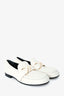 Proenza Schouler White Leather Loafers Size 40