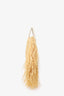 Jacquemus Neutral Raffia Le Baci Fringe Fringe Straw Tote Bag
