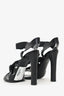 Alexander Wang Black Leather Strappy Heels Size 36.5 (As Is)