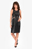 3.1 Phillip Lim Leather Cutout A Line Dress Size 2