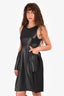 3.1 Phillip Lim Leather Cutout A Line Dress Size 2