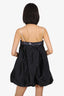 Moschino Jeans Black Sequin Detail Strappy Bubble Dress Size 42