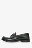Gucci Black Leather 'Betis Glamour' Loafer Size 36.5