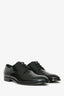 Christian Dior Black Leather Derby Shoes Size 37.5
