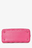 Christian Dior 2013 Pink Cannage Leather Lady Dior Top Handle With Strap