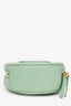 Pre-Loved Chanel™ Green Caviar Leather  Round Vanity Crossbody