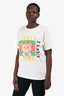 Gucci White Teddy Bear Logo Printed Short Sleeves T-Shirt Size M